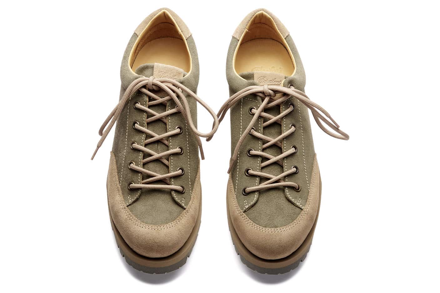 靴 Paraboot MONTANA VEL OLIVE/BEIGE UK8 MONTANA/JANNU+INT 8 NOIRE-VELOURS OLIVE ET BEIGE | Paraboot