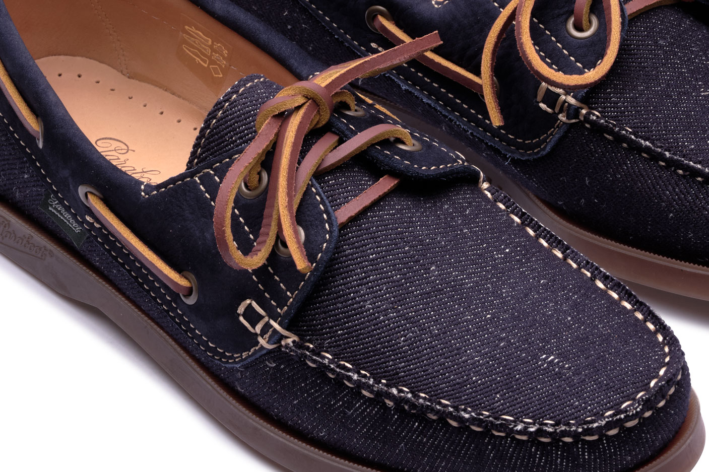 BARTH/MARINE MIEL-DENIM/NUBUCK NAVY | Paraboot